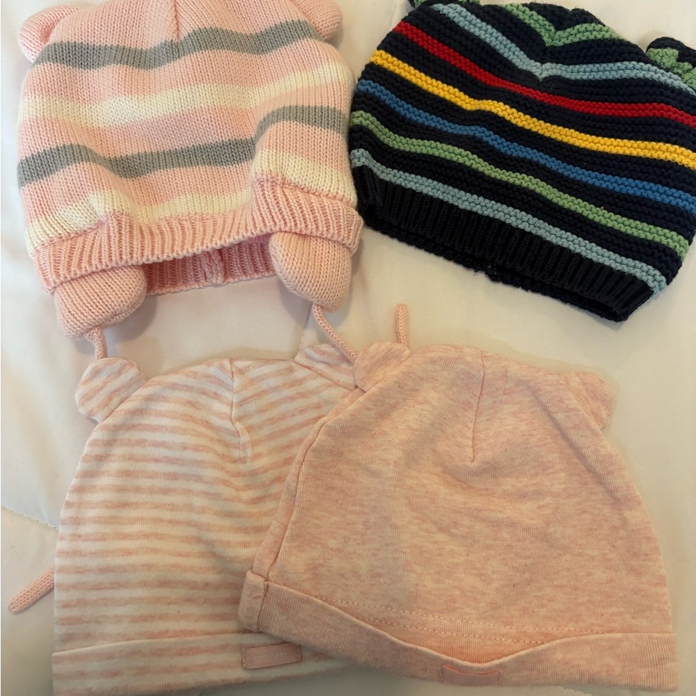 Baby Beanie Set